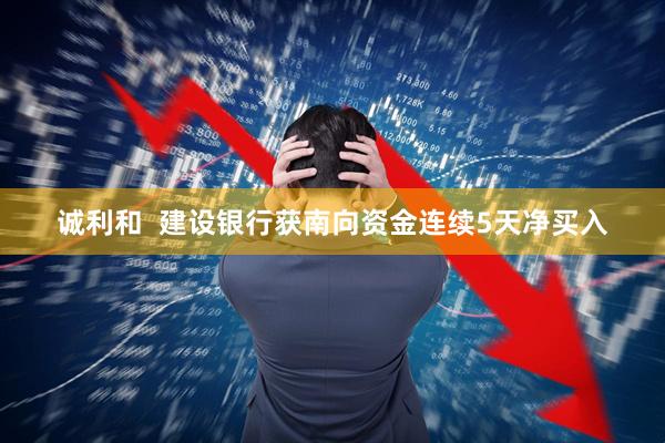 诚利和  建设银行获南向资金连续5天净买入