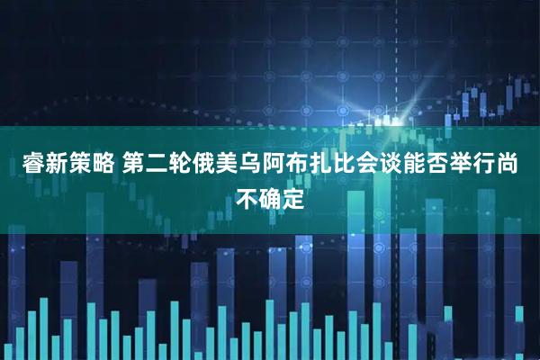 睿新策略 第二轮俄美乌阿布扎比会谈能否举行尚不确定